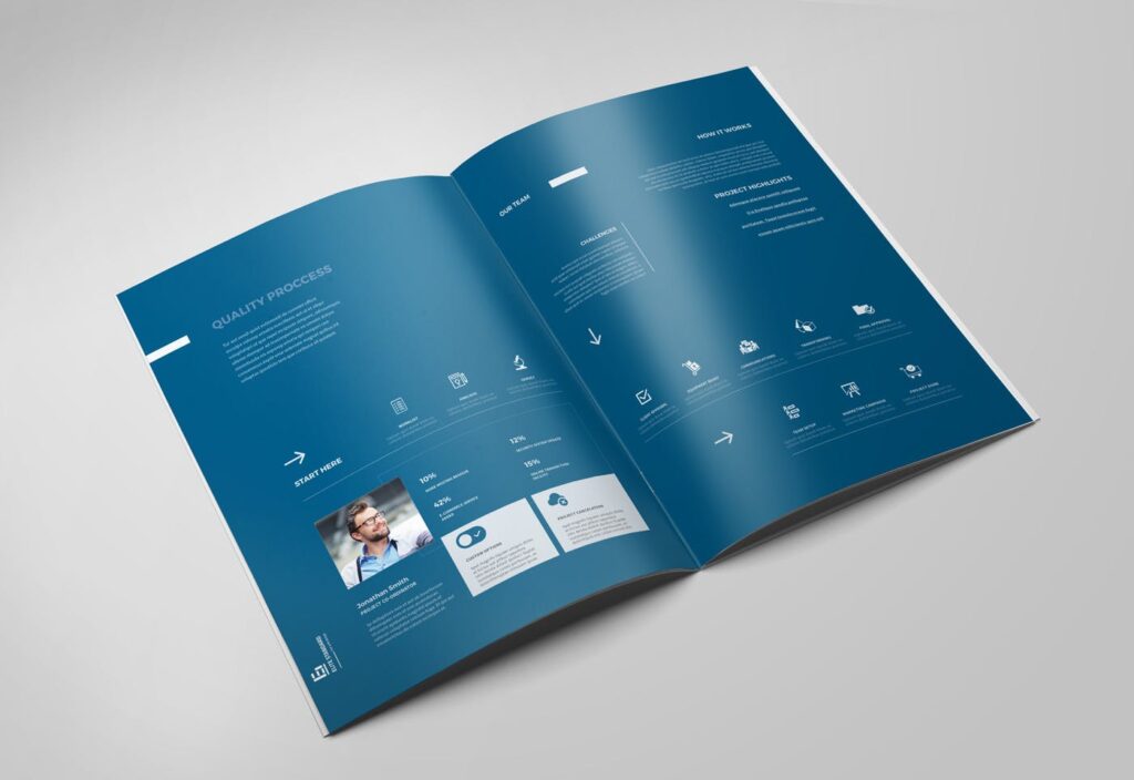 商务小册子企业品牌介绍杂志画册模板Business Brochure 3XKLHG插图10