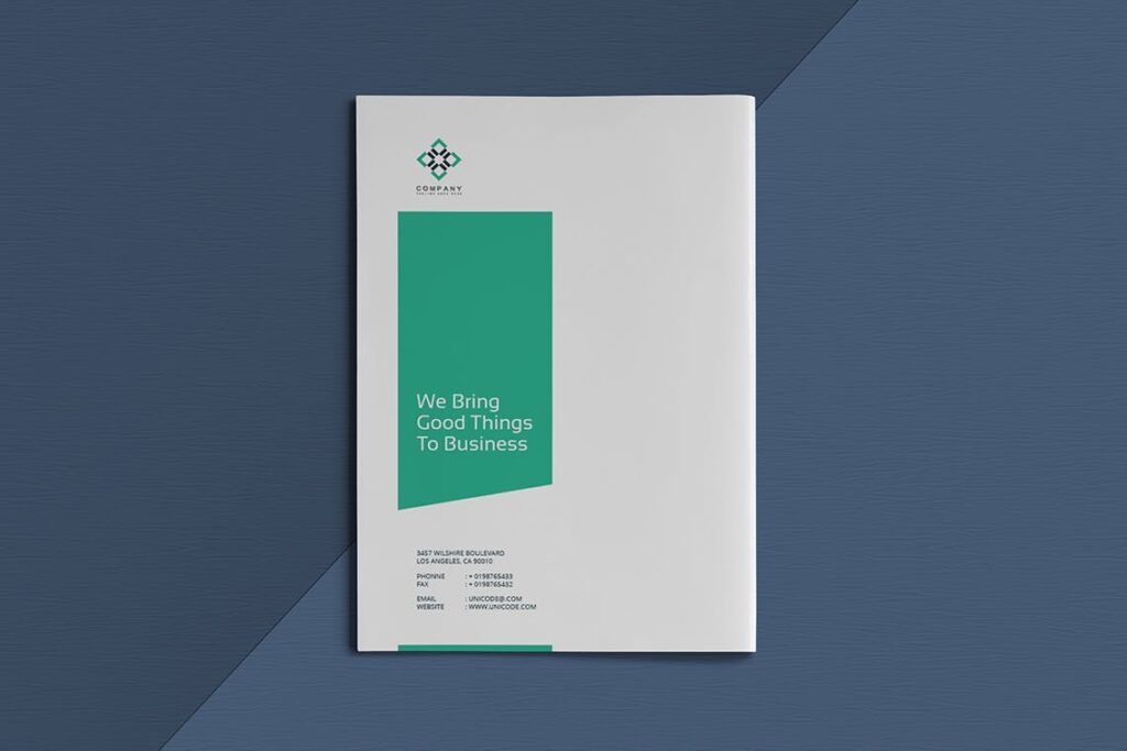 优雅简洁企业商务手册模板素材下载Business Brochure Template 52QC7R插图10