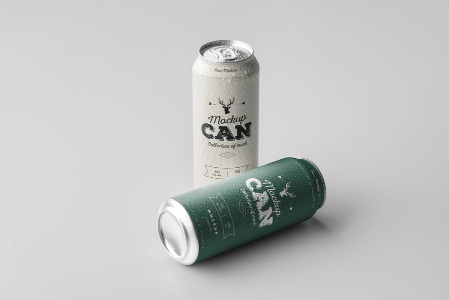 法国啤酒易拉罐包装模型样机素材下载Can Mock up 4 X5QRMU插图(10)