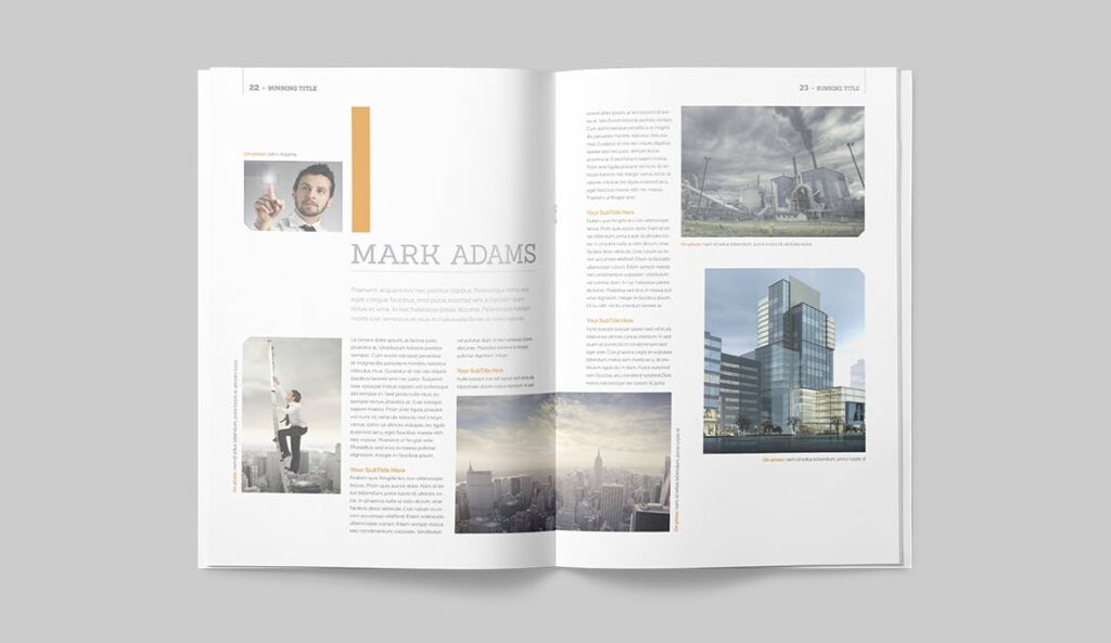 建筑类/生活空间规划画册素材模板下载Magazine Template插图9
