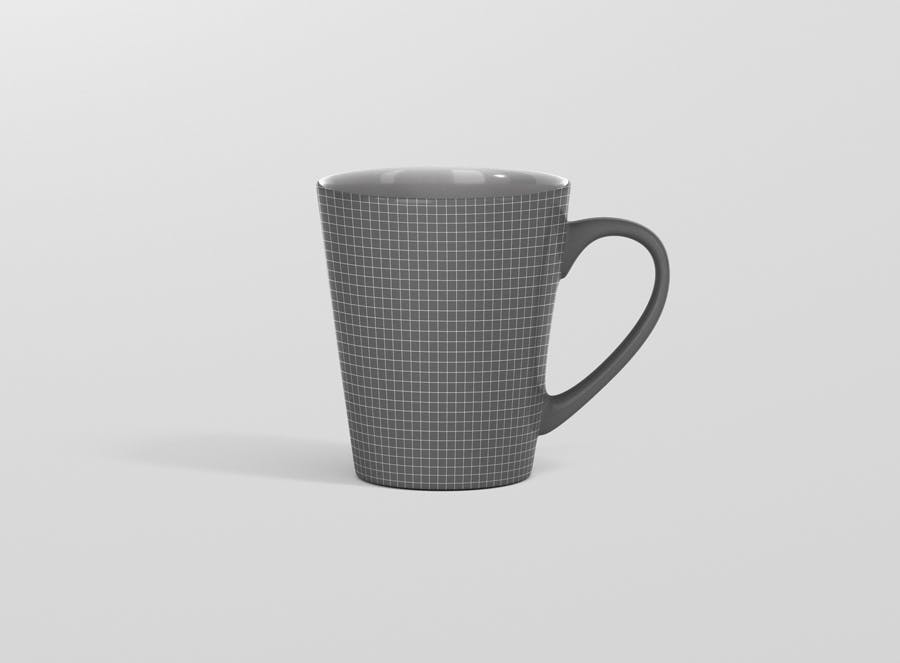 多种透视角度杯子模型展示样机效果图Mug Mockup Cone C93AAW插图9