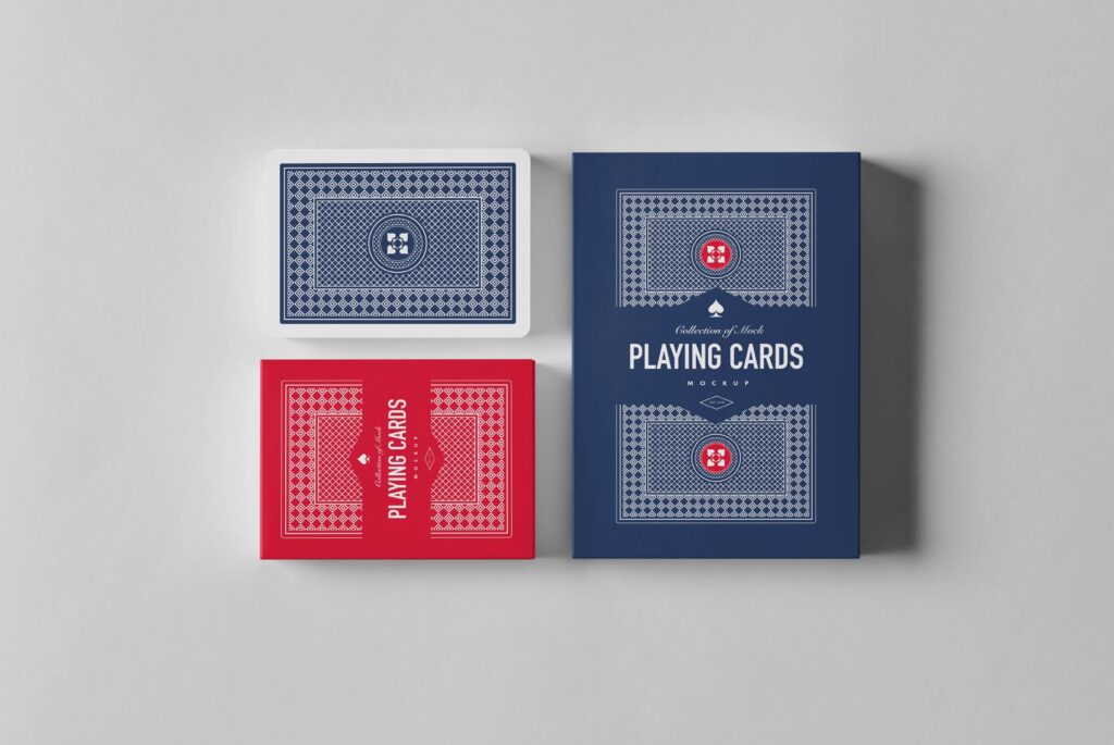 多种透视角度扑克牌模型样机素材下载样机素材下载Playing Card Mockup插图9