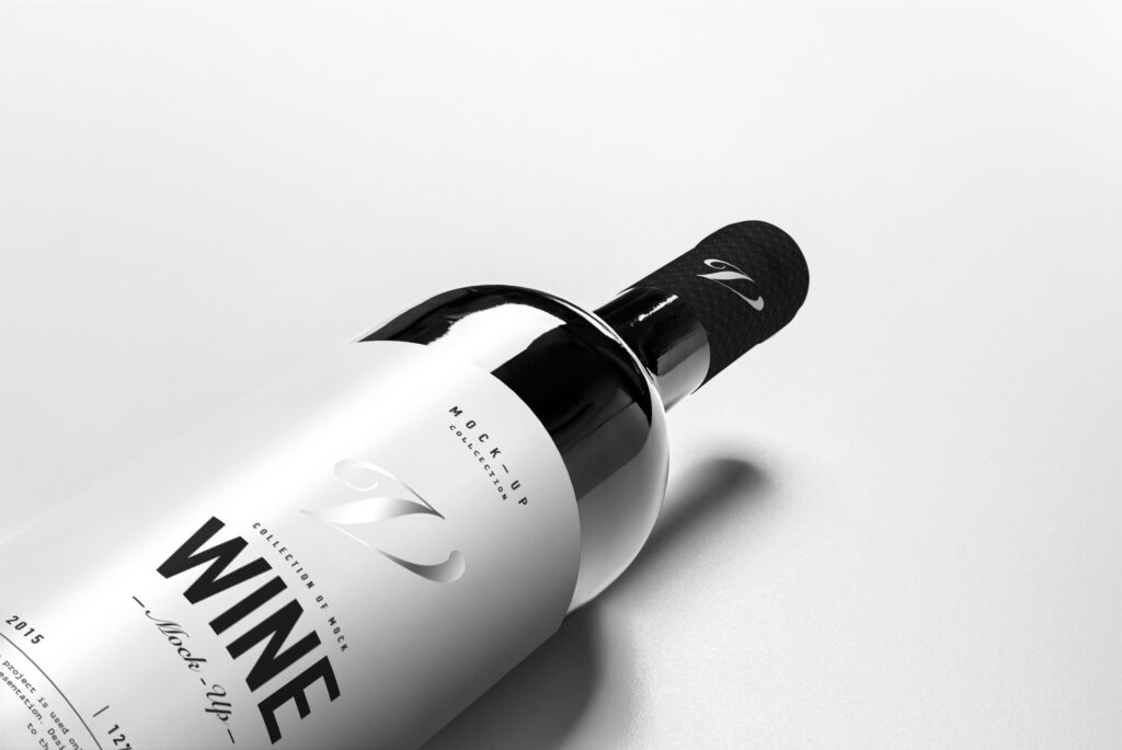 白葡萄酒/高端红酒/葡萄酒模型样机效果图Wine Mockup GC6MXD插图9