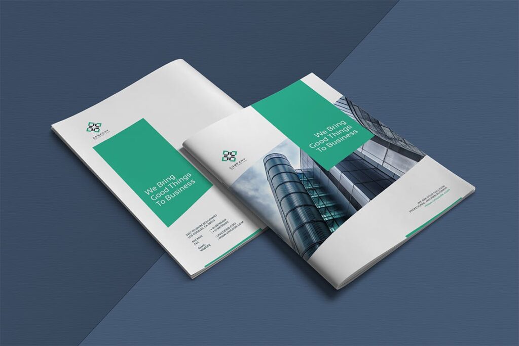 优雅简洁企业商务手册模板素材下载Business Brochure Template 52QC7R插图11