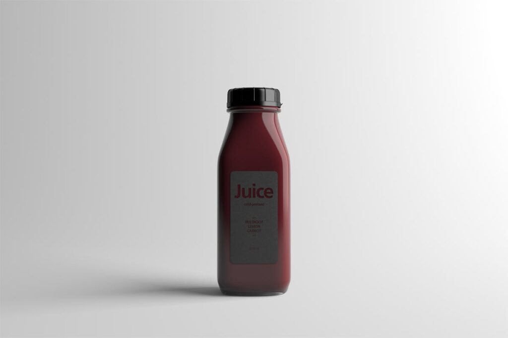塑料果汁包装瓶样机模型效果图下载Juice Bottle Packaging MockUp HBVQPD插图11