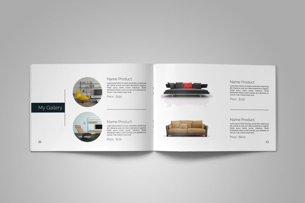 欧美风家居产品展示介绍画册杂志模板素材下载Portfolio Brochure Catalogs FGFTG3插图11