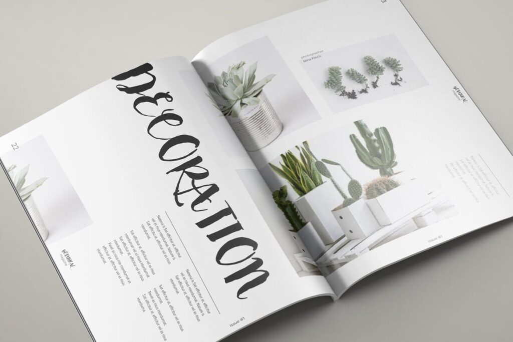 简约的植物学/多用途企业业务画册模板素材Botanical Magazine插图12