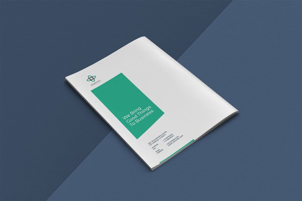 优雅简洁企业商务手册模板素材下载Business Brochure Template 52QC7R插图12