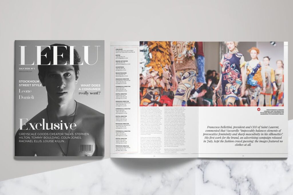 美丽时尚现代杂志模板素材下载LEELU Fashion Magazine插图12