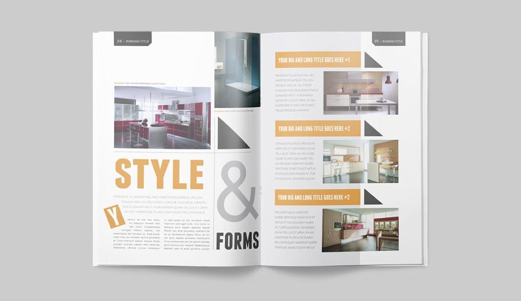 现代简约厨房设计/居家生活美学周刊杂志模板Magazine Template插图12