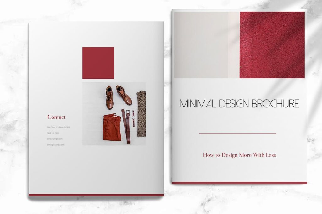 企业极简设计宣传册杂志画册模板素材Minimal Design BrochureEC 2N4UT插图12