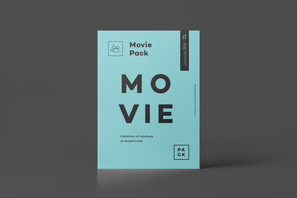 古典电影唱片包装模型样机素材下载Movie Pack Mockup 3插图12