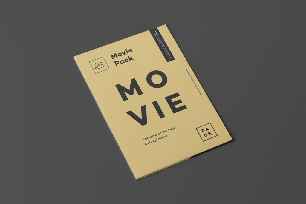 电影唱片光盘包装模型样机效果图Movie Pack Mockup 4插图11