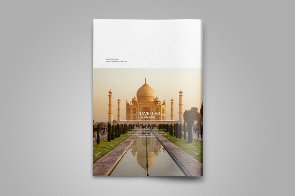 简约极简设计旅行爱好者杂志模板素材Indesign Magazine Template W56BGKZ插图13