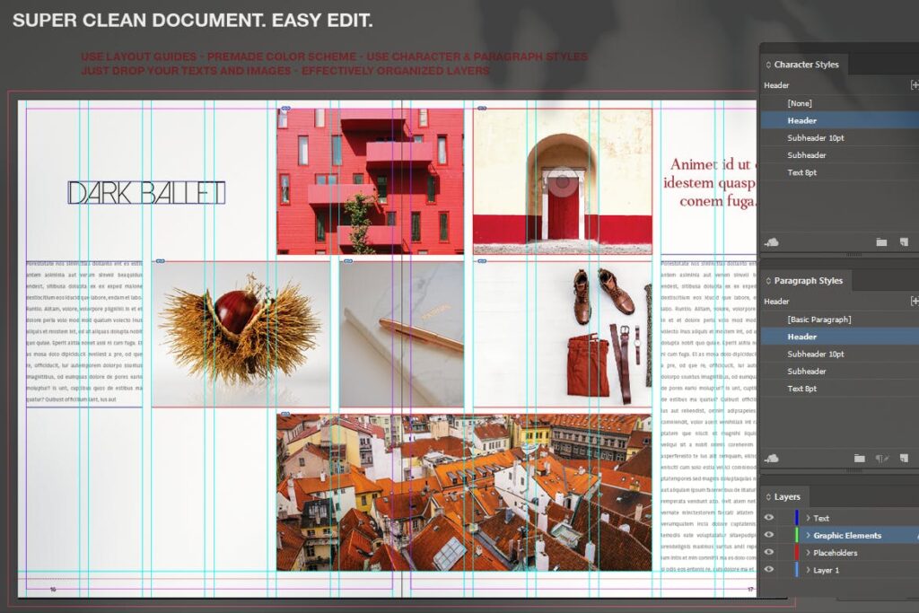 企业极简设计宣传册杂志画册模板素材Minimal Design BrochureEC 2N4UT插图13