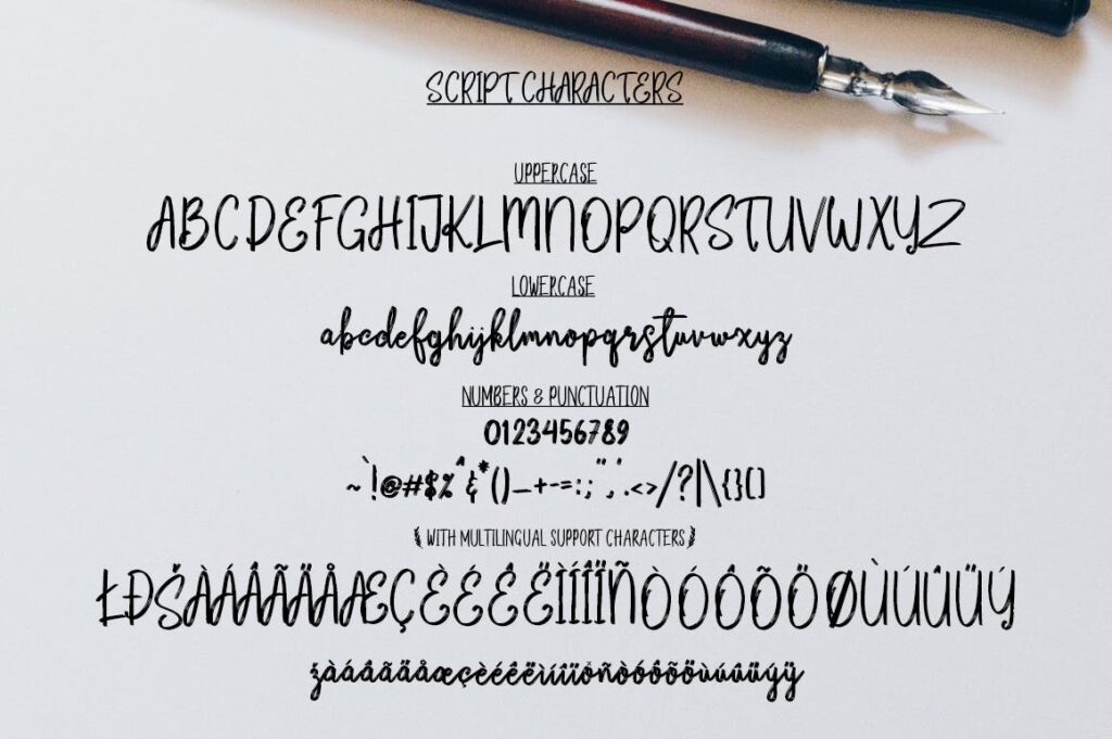品牌包装手写毛笔字体下载Bikarosta Typeface插图14