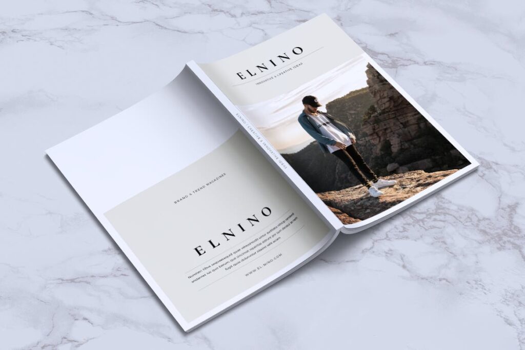 高端企业品牌宣传画册模板ELNINO Minimal Magazine插图13