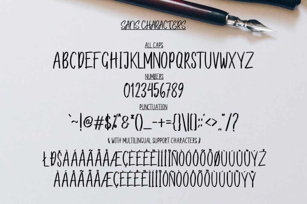 品牌包装手写毛笔字体下载Bikarosta Typeface插图15