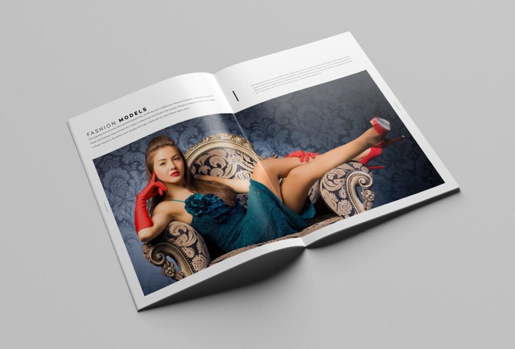 时尚摄影简洁板式画册杂志模板素材下载Fashion Photography Catalog Brochure插图13