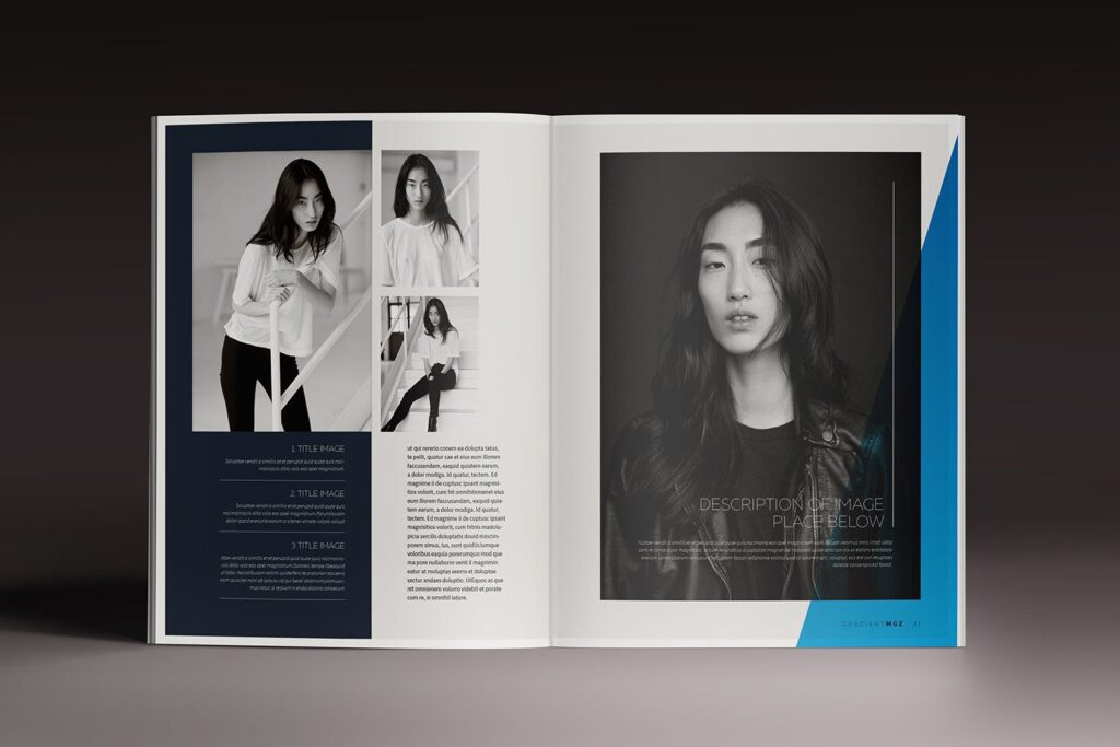 渐变风格摄影杂志模板Gradient Magazine Indesign Template插图15