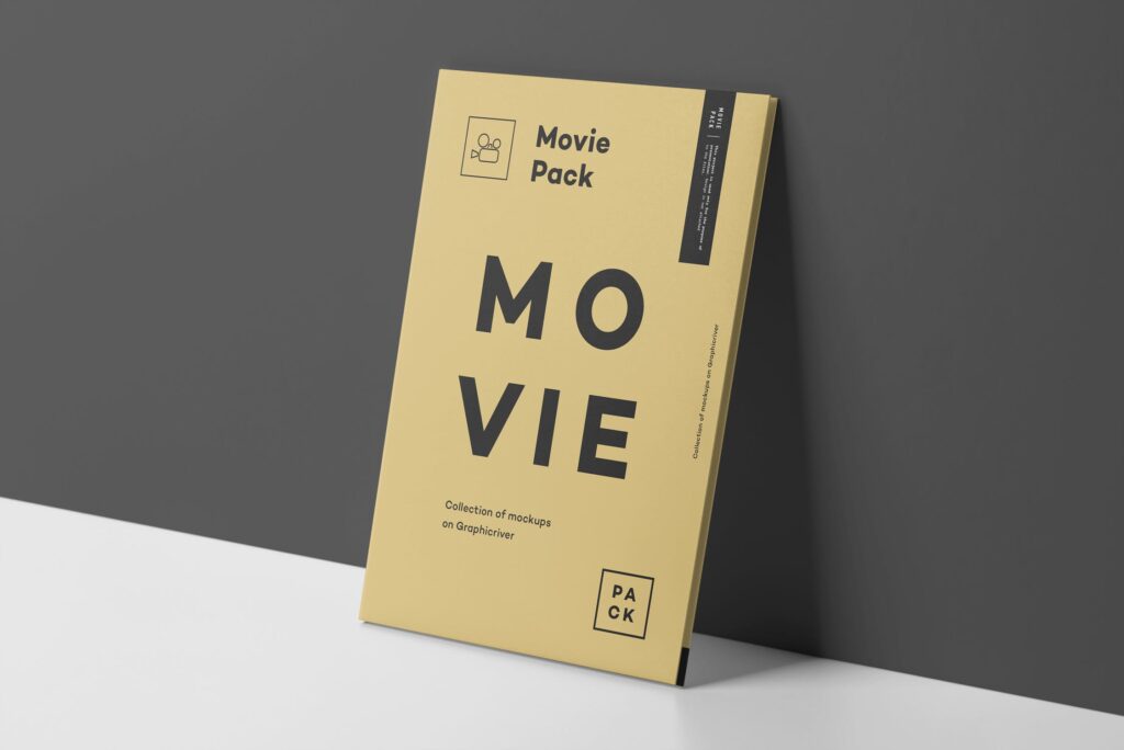 电影唱片光盘包装模型样机效果图Movie Pack Mockup 4插图14