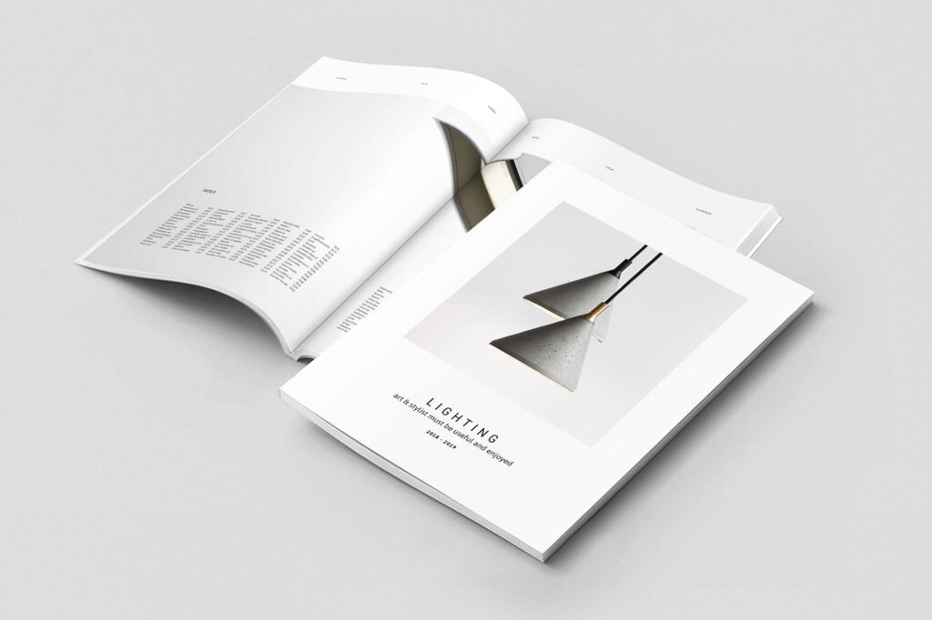 灯具照明产品目录画册模板素材centre Lighting Catalog 设计口袋