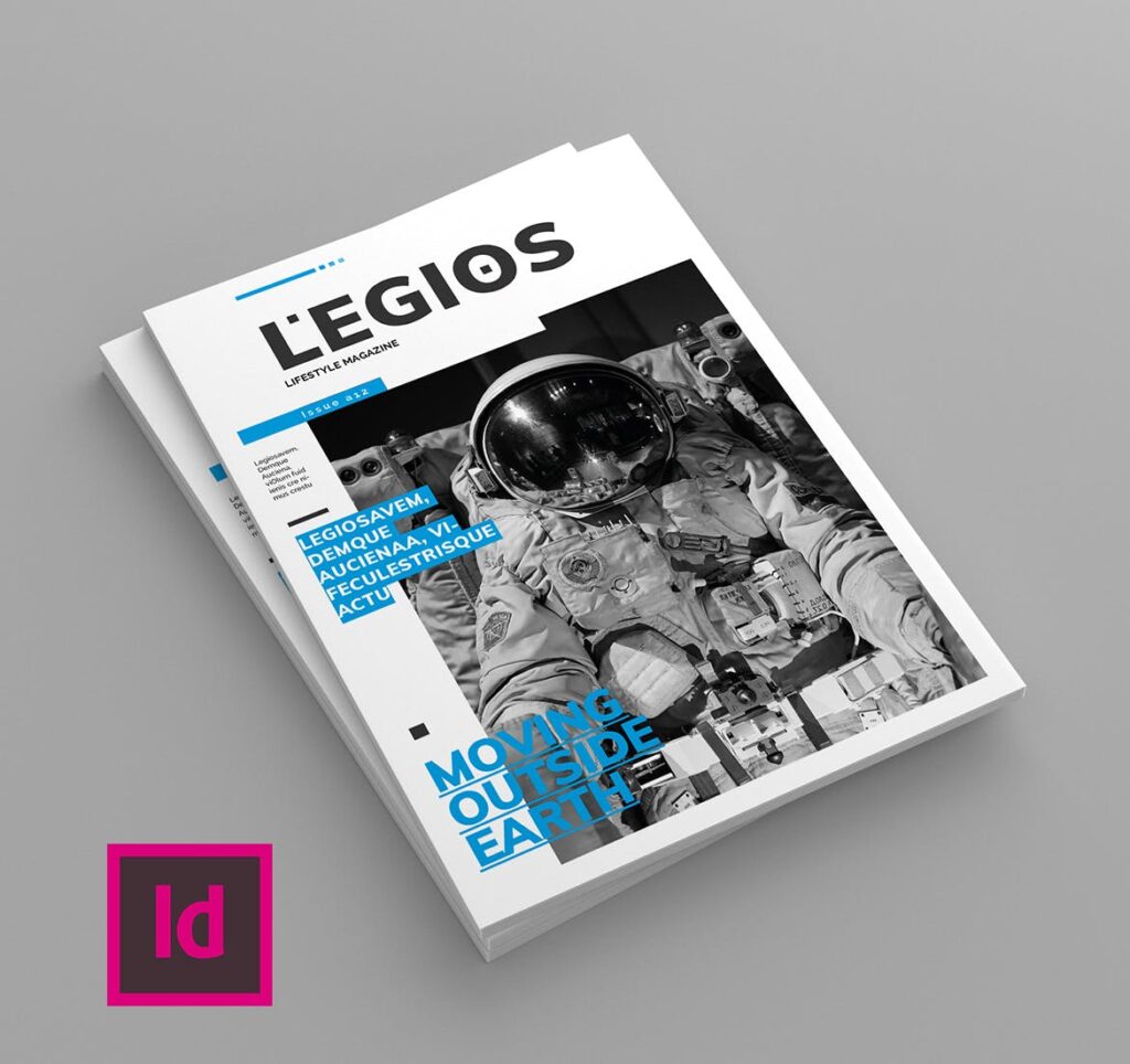 太空航天军旅主题杂志画册模板Legios Magazine Template插图1