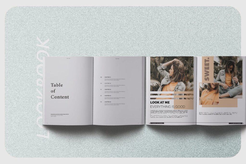 简约时尚旅游主题介绍杂志模板Look A Minimal Magazine插图1