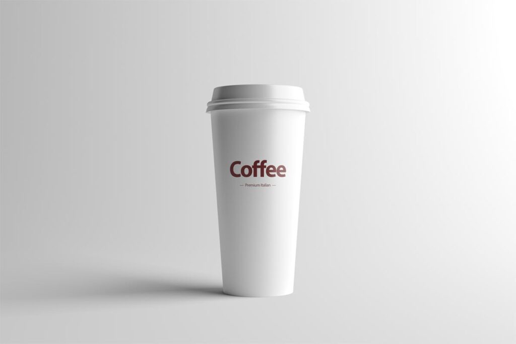 热饮咖啡杯样机模型效果图下载Paper Coffee Cup Mock Up Large插图1