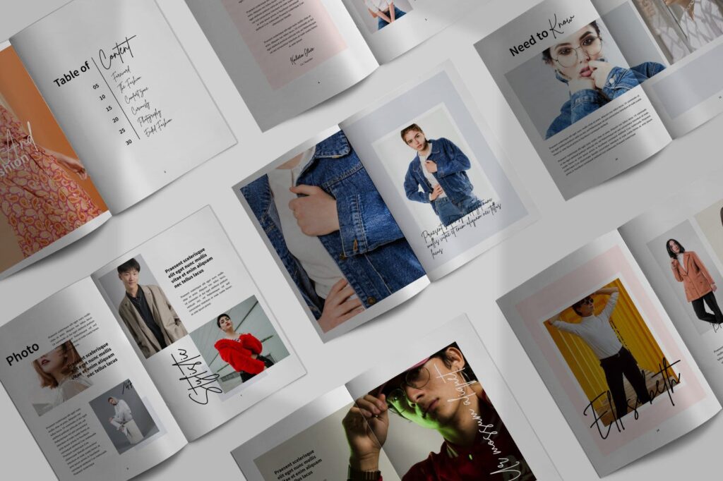 工作室室内设计行业产品目录展示画册Style Fashion Brochure Minimal Company Agency插图1