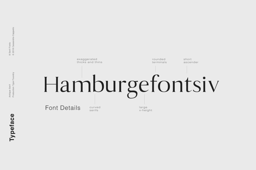 经典优雅衬线英文字体/高端品牌海报宣传字体下载Antique Luxury Serif Typeface插图2