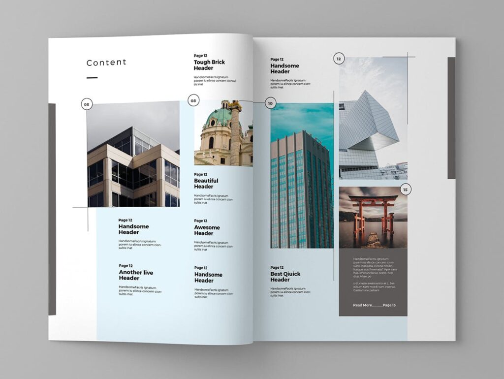 经典建筑设计周刊杂志模板Archsi Magazine Template插图2