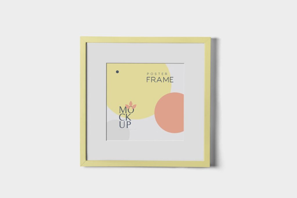 艺术风格相框模型素材样机模型下载Beautiful Poster Frame MockUps插图2