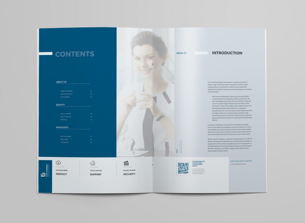 商务小册子企业品牌介绍杂志画册模板Business Brochure 3XKLHG插图2