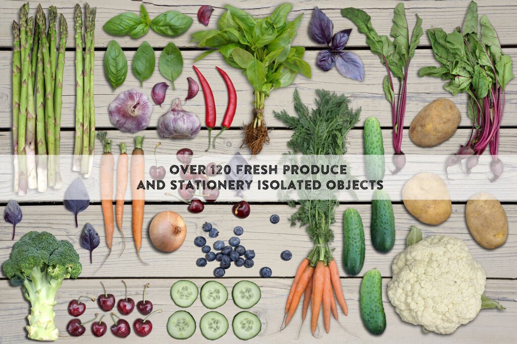 有机蔬菜品牌VI样机素材模型素材下载Farmers Market Scene Generator插图2