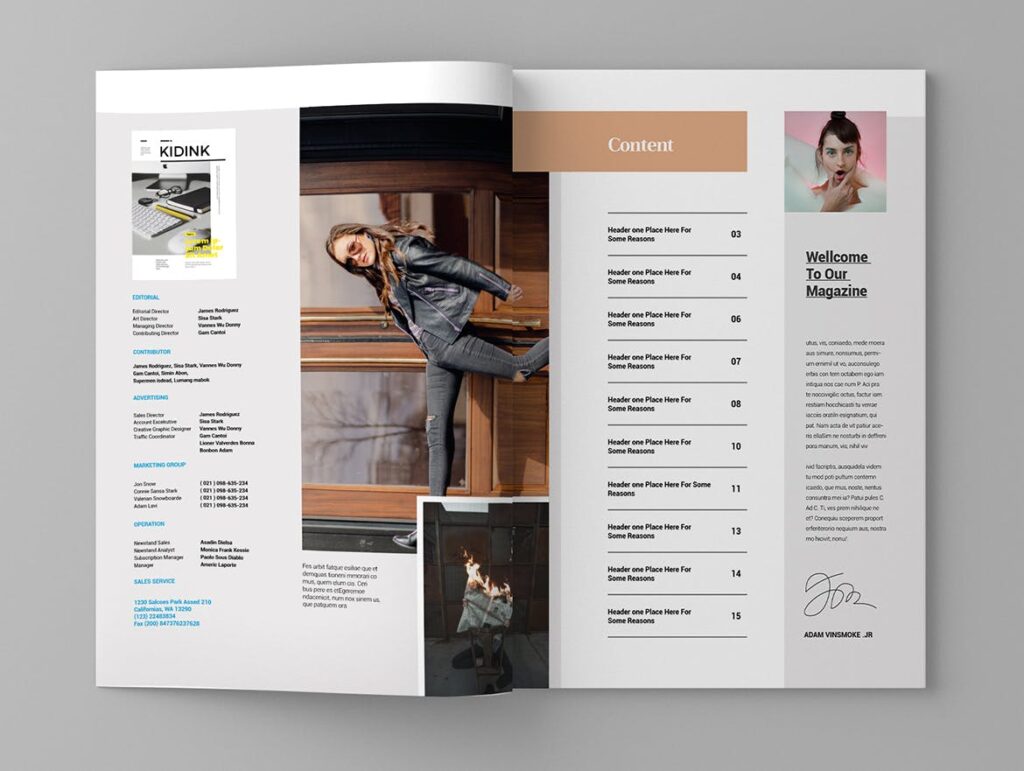 精致企业画册/目录/企业提案画册素材模版Magazin Magazine Template DEH6N5F插图2