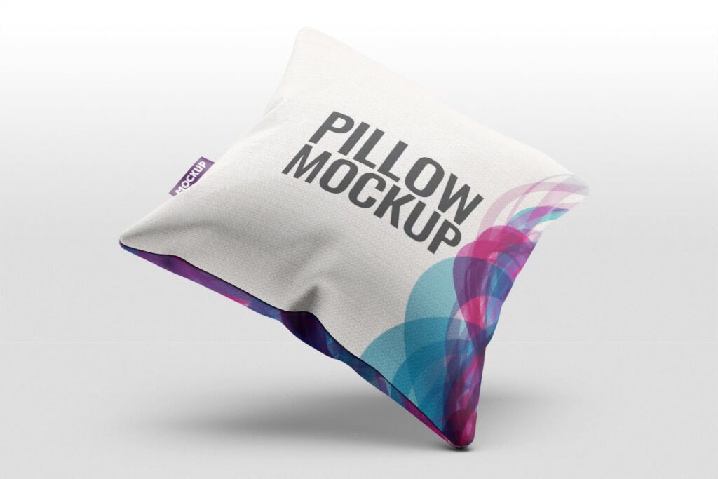 多角度抱枕样机3D模型效果图展示Pillow Mock Up Jb57q3插图2