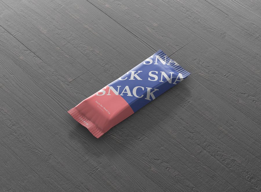 箔袋包装高端食品包装/小吃零食模型样机素材下载Snack Bar Mockup KRABJJ插图2