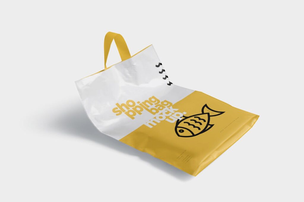 文艺简约设计购物手提袋样机模型素材下载5 Beautiful Shopping Bag Mockups插图3