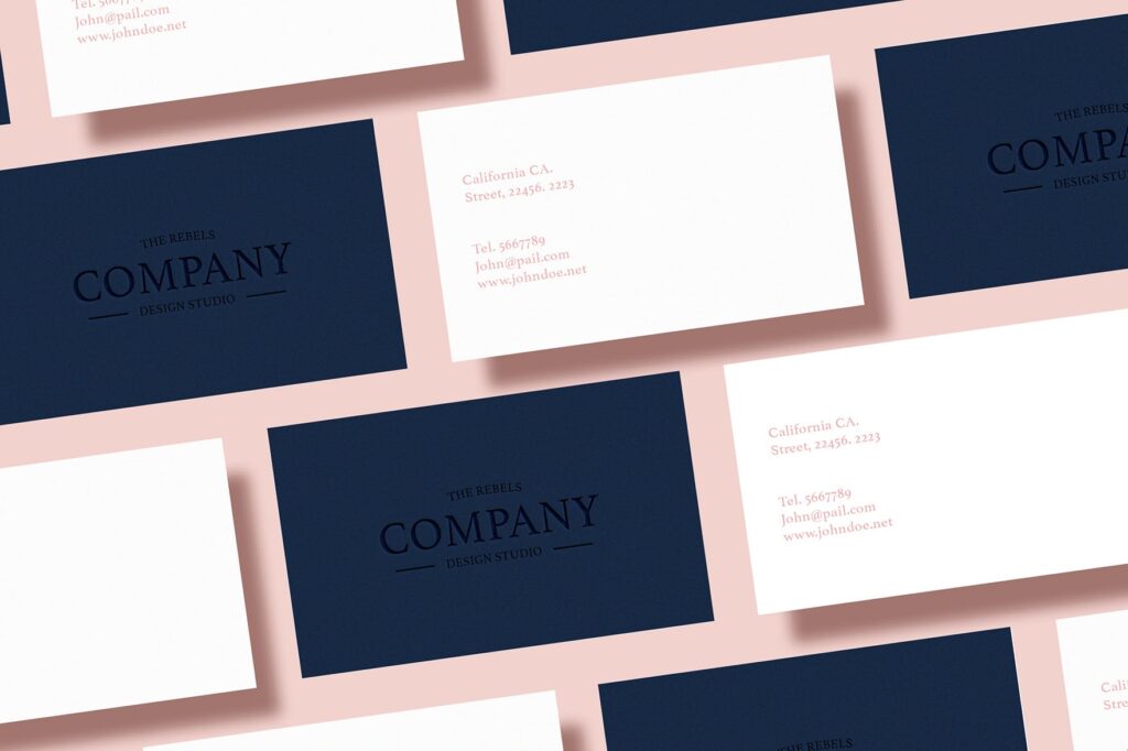 5个多场景名片展示样机效果图5 Business Card Mock Up Pack Vol 01插图3