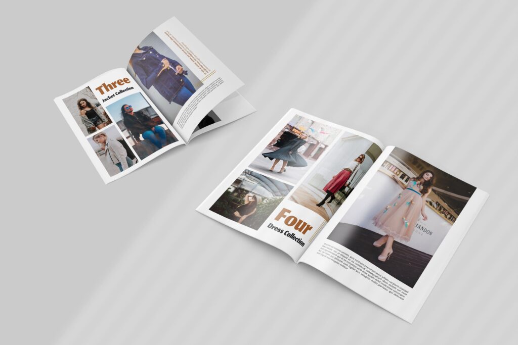 时尚的产品目录画册杂志模板素材下载Alinea Fashion Lookbook Template插图3