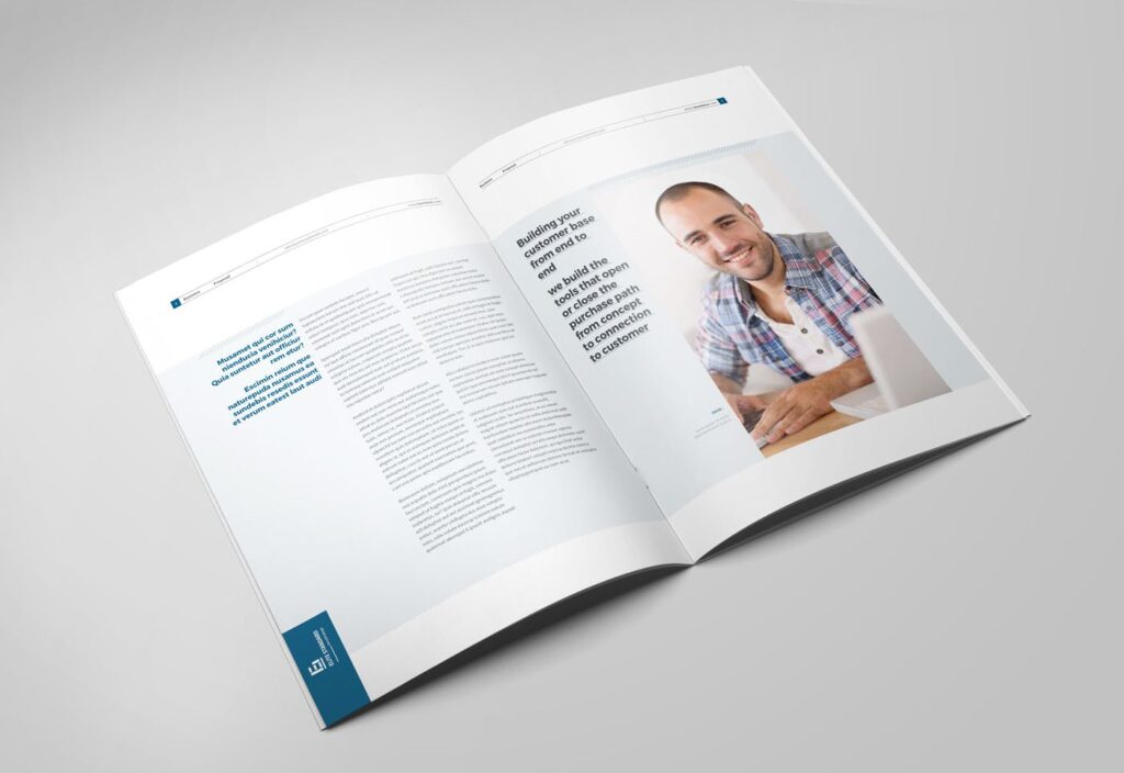 商务小册子企业品牌介绍杂志画册模板Business Brochure 3XKLHG插图3