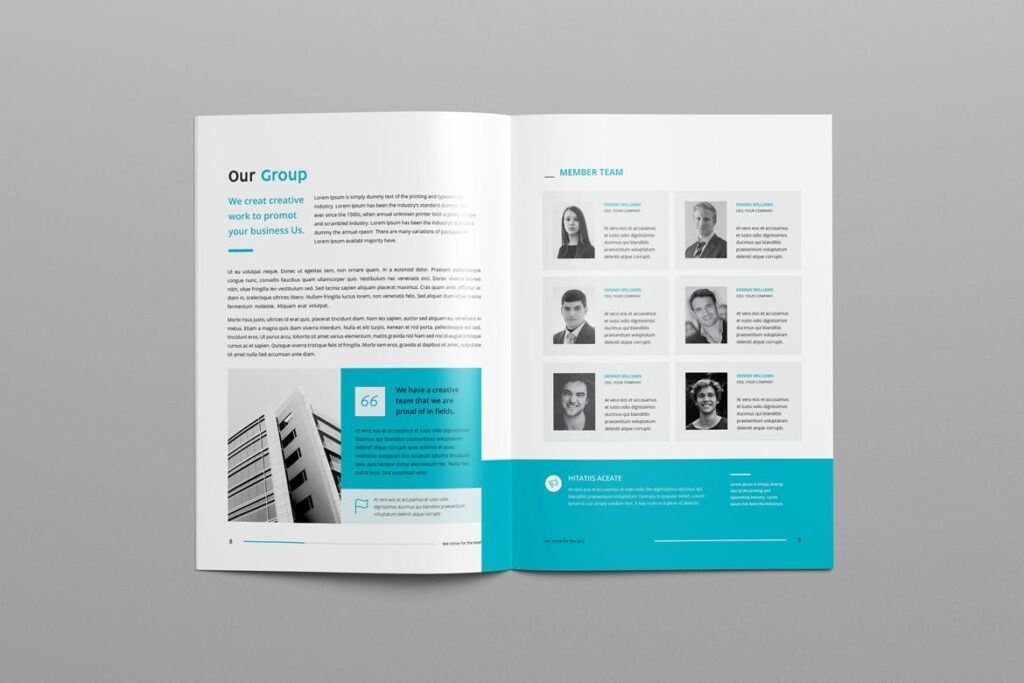 公司简介企业画册商务手册杂志模板素材Company Profile Z2NA6V插图3