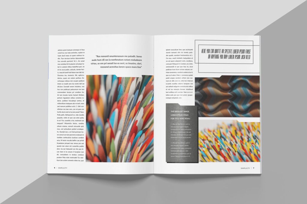 艺术品绘画作品展览画册杂志模板Create Magazine Template插图3