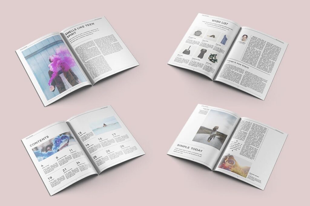 创意时尚现代产品宣传类杂志模版Crystal Magazine Template L6B99X插图3