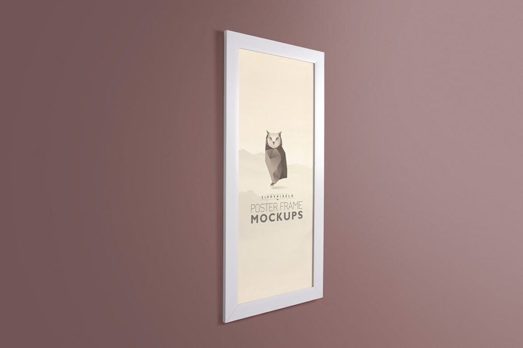 粉色系列海报相框样机模型素材效果图下载Gorgeous Frame Mockups插图3