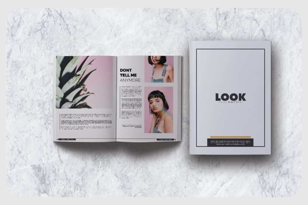 简约时尚旅游主题介绍杂志模板Look A Minimal Magazine插图3