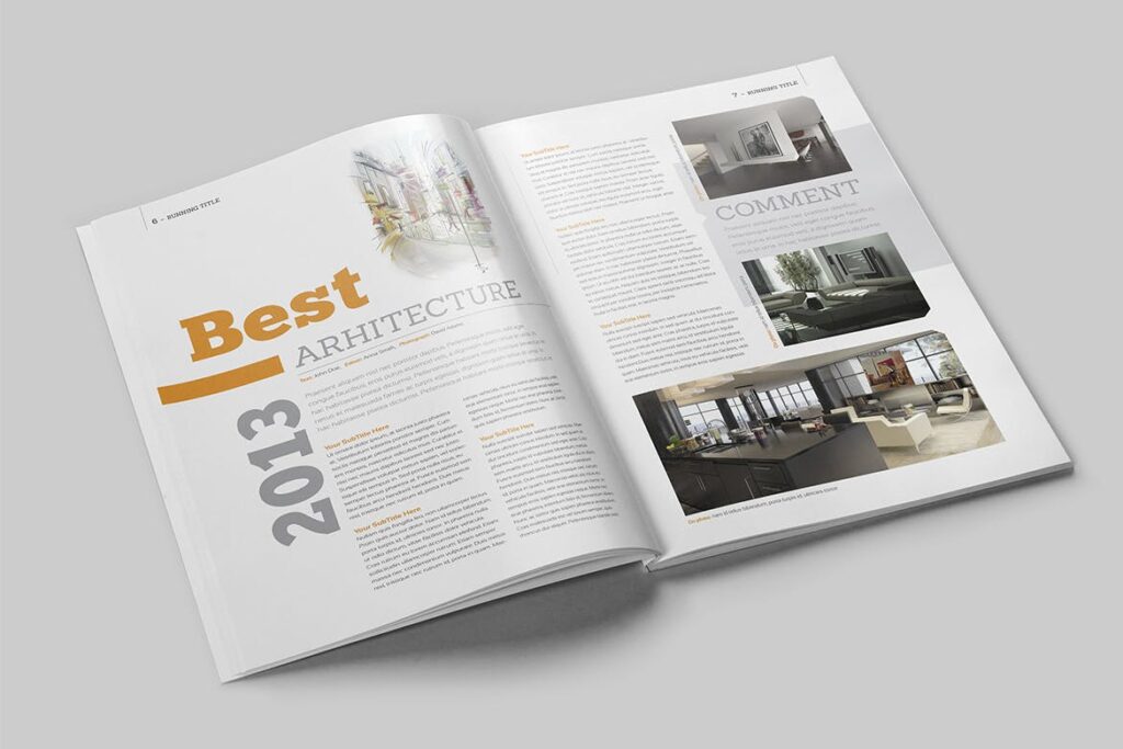 建筑类/生活空间规划画册素材模板下载Magazine Template插图3