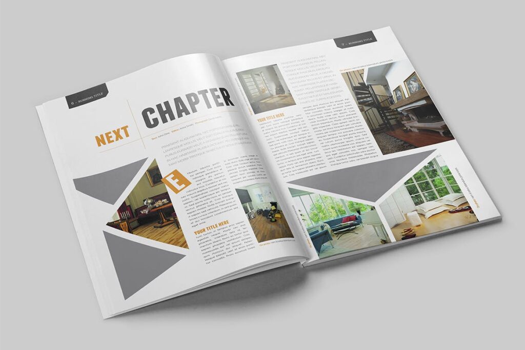现代简约厨房设计/居家生活美学周刊杂志模板Magazine Template插图3