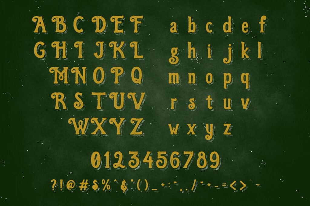 商标和复古字英文衬线字体下载Magnifika插图3